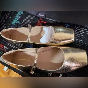 Gold Women's Flats